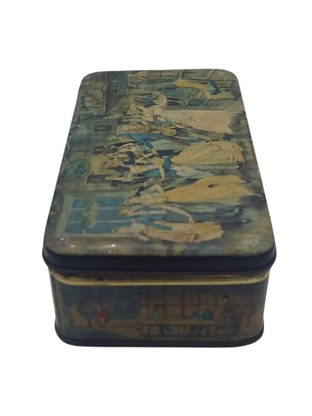 Advertising Tin Thornes Toffee Dickensian Memories England Collectible Vintage